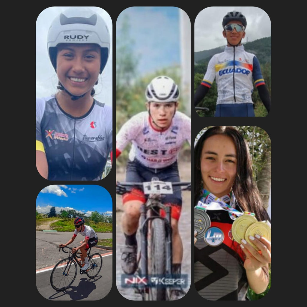 Jóvenes ciclistas ecuatorianos buscan llegar al World Tour