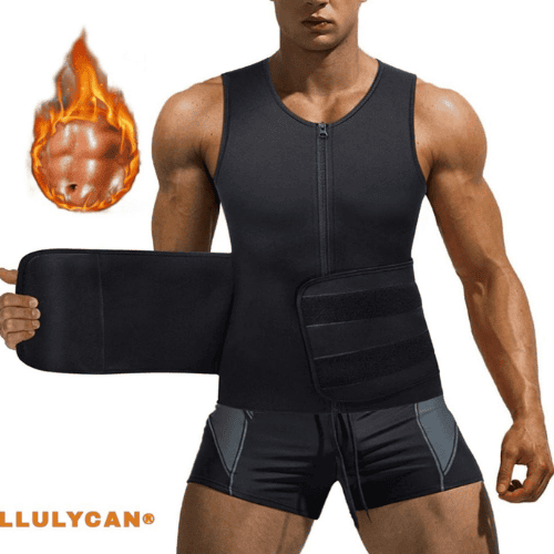 Chaleco de entrenamiento de cintura 2 en 1 para hombre LlulyCan® LlulyCan